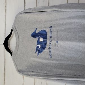 Southern Marsh gray long sleeved  tshirt